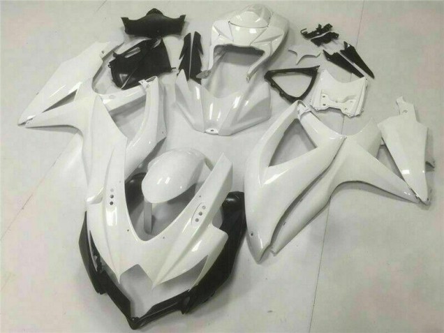 Cheapest 2008-2010 White Suzuki GSXR 600/750 Motorcylce Fairings Canada Cheapest 2008-2010 White Suzuki GSXR 600/750 Motorcylce Fairings Canada