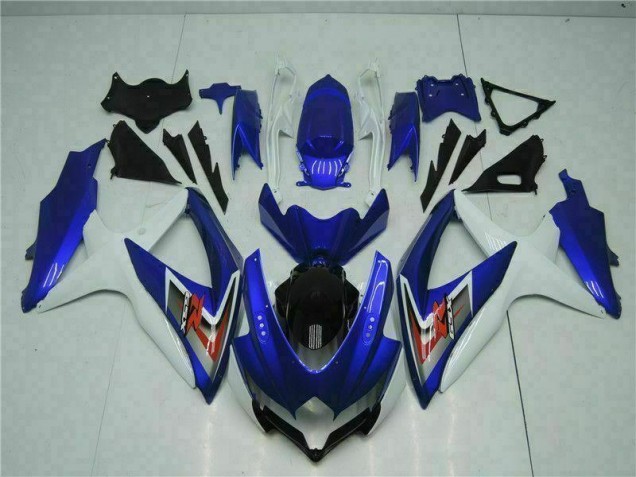 Cheapest 2008-2010 Blue White Suzuki GSXR 600/750 Motorcycle Fairings Canada Cheapest 2008-2010 Blue White Suzuki GSXR 600/750 Motorcycle Fairings Canada