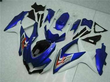 Cheapest 2008-2010 Blue White Suzuki GSXR 600/750 Motorbike Fairing Canada