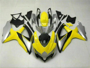 Cheapest 2008-2010 Yellow Suzuki GSXR 600/750 Replacement Motorcycle Fairings Canada