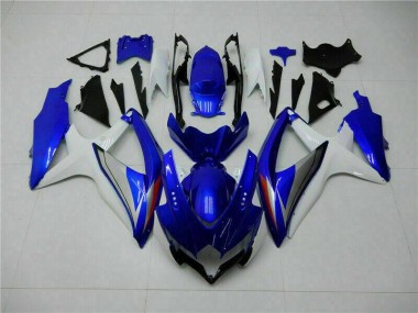 Cheapest 2008-2010 Blue White Suzuki GSXR 600/750 Motorcycle Fairing Kit Canada
