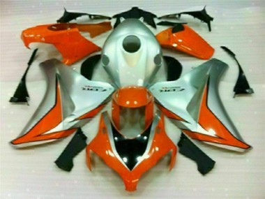 Cheapest 2008-2011 Silver Orange Honda CBR1000RR Bike Fairings Canada
