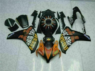 Cheapest 2008-2011 Orange Black Honda CBR1000RR Motorcyle Fairings Canada