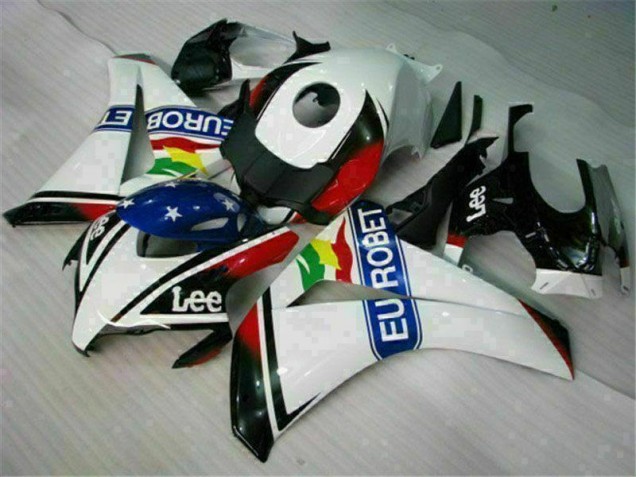 Cheapest 2008-2011 White Blue Red Eurobet Lee Honda CBR1000RR Motorcycle Fairing Kit Canada
