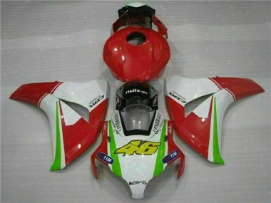 Cheapest 2008-2011 Red White Honda CBR1000RR Bike Fairings Canada