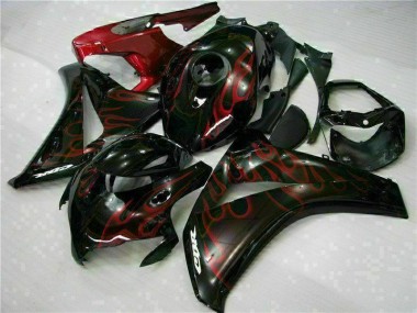 Cheapest 2008-2011 Red Flame Honda CBR1000RR Motorbike Fairing Kits Canada