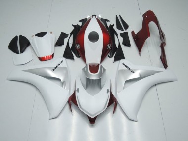 Cheapest 2008-2011 Candy Red White and Silver Honda CBR1000RR Motorcycle Fairing Kits Canada
