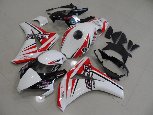Cheapest 2008-2011 White Red HRC Honda CBR1000RR Bike Fairings Canada