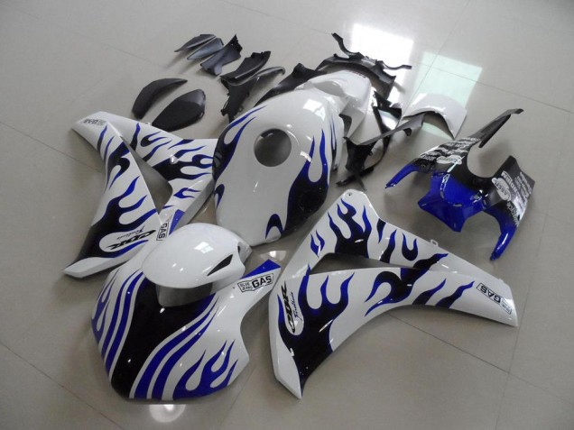 Cheapest 2008-2011 Blue Black Flame Race Honda CBR1000RR Motorbike Fairing Kits Canada
