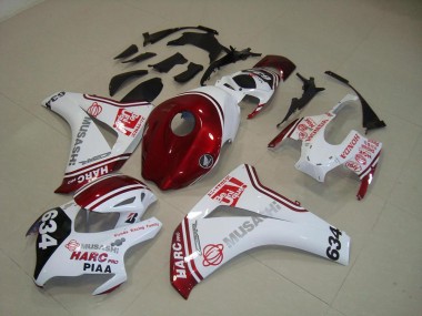 Cheapest 2008-2011 White Red HARC Pro PIAA 634 Honda CBR1000RR Motorcylce Fairings Canada