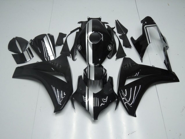 Cheapest 2008-2011 Glossy Black with Silver Stripe Honda CBR1000RR Motorcycle Fairing Kit Canada Cheapest 2008-2011 Glossy Black with Silver Stripe Honda CBR1000RR Motorcycle Fairing Kit Canada