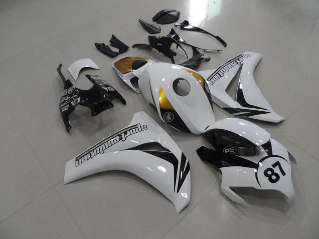 Cheapest 2008-2011 Black and White and Gold Honda CBR1000RR Bike Fairings Canada Cheapest 2008-2011 Black and White and Gold Honda CBR1000RR Bike Fairings Canada