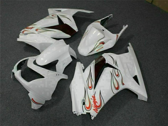 Cheapest 2008-2012 White Red Kawasaki EX250 Motorcylce Fairings Canada Cheapest 2008-2012 White Red Kawasaki EX250 Motorcylce Fairings Canada
