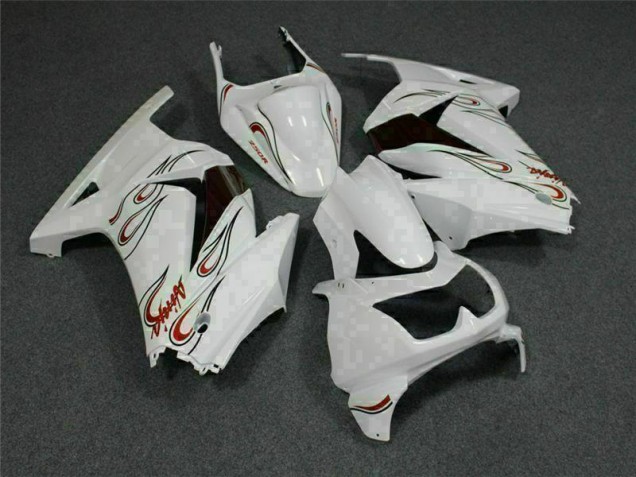 Cheapest 2008-2012 White Red Kawasaki EX250 Motorcylce Fairings Canada Cheapest 2008-2012 White Red Kawasaki EX250 Motorcylce Fairings Canada