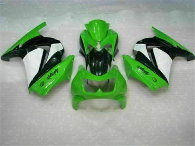 Cheapest 2008-2012 Green Black Ninja Kawasaki EX250 Motorbike Fairing Canada