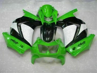 Cheapest 2008-2012 Green Black Ninja Kawasaki EX250 Moto Fairings Canada
