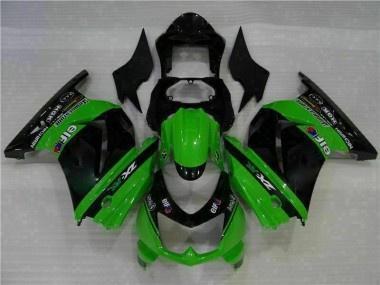 Cheapest 2008-2012 Black Green Kawasaki EX250 Motorcylce Fairings Canada