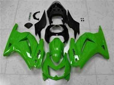 Cheapest 2008-2012 Green Black Ninja Kawasaki EX250 Motorcycle Fairing Kits Canada