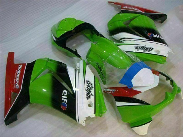 Cheapest 2008-2012 White Green Black Ninja Kawasaki EX250 Motorbike Fairing Canada Cheapest 2008-2012 White Green Black Ninja Kawasaki EX250 Motorbike Fairing Canada