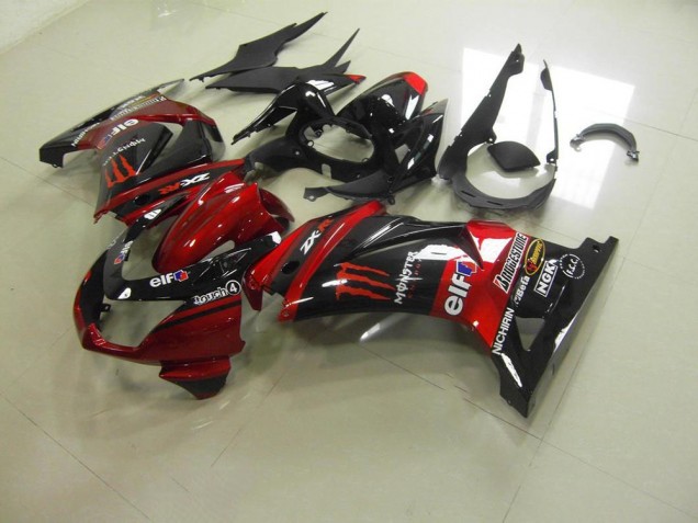 Cheapest 2008-2012 Candy Red Monster Kawasaki ZX250R Motorbike Fairing Canada Cheapest 2008-2012 Candy Red Monster Kawasaki ZX250R Motorbike Fairing Canada