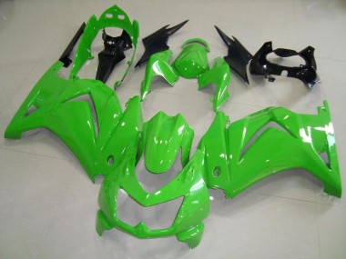 Cheapest 2008-2012 Orginal Green Kawasaki ZX250R Motorbike Fairing Kits Canada