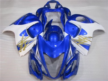 Cheapest 2008-2019 Blue White Suzuki GSXR 1300 Hayabusa Motorcyle Fairings Canada