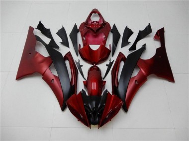 Cheapest 2008-2016 Red Black Yamaha YZF R6 Bike Fairing Kit Canada