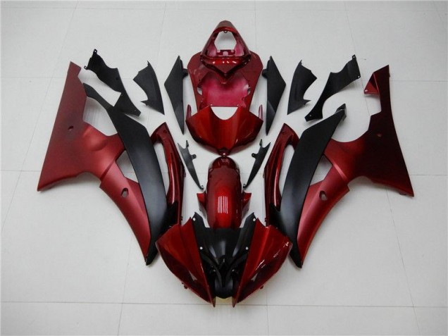Cheapest 2008-2016 Red Black Yamaha YZF R6 Bike Fairing Kit Canada