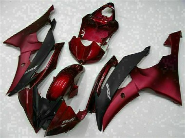 Cheapest 2008-2016 Red Black Yamaha YZF R6 Motorcylce Fairings Canada