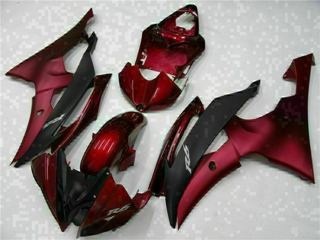 Cheapest 2008-2016 Red Black Yamaha YZF R6 Motorcylce Fairings Canada