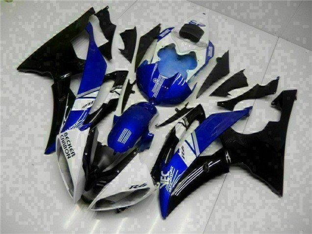 Cheapest 2008-2016 Blue Black Yamaha YZF R6 Motorcycle Fairing Kit Canada