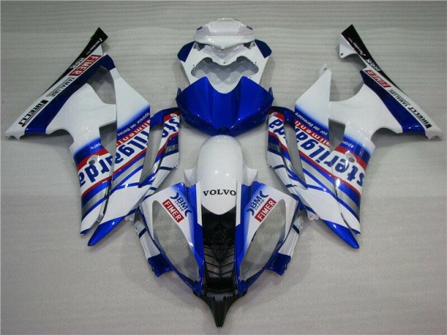 Cheapest 2008-2016 White Blue Sterilgarda Volvo Yamaha YZF R6 Motorcycle Fairing Canada Cheapest 2008-2016 White Blue Sterilgarda Volvo Yamaha YZF R6 Motorcycle Fairing Canada