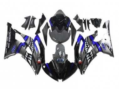 Cheapest 2008-2016 Grey Blue Shark Yamaha YZF R6 Motorcycle Fairing Kit Canada