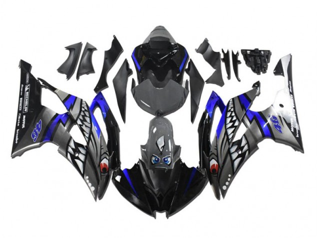 Cheapest 2008-2016 Grey Blue Shark Yamaha YZF R6 Motorcycle Fairing Kit Canada Cheapest 2008-2016 Grey Blue Shark Yamaha YZF R6 Motorcycle Fairing Kit Canada