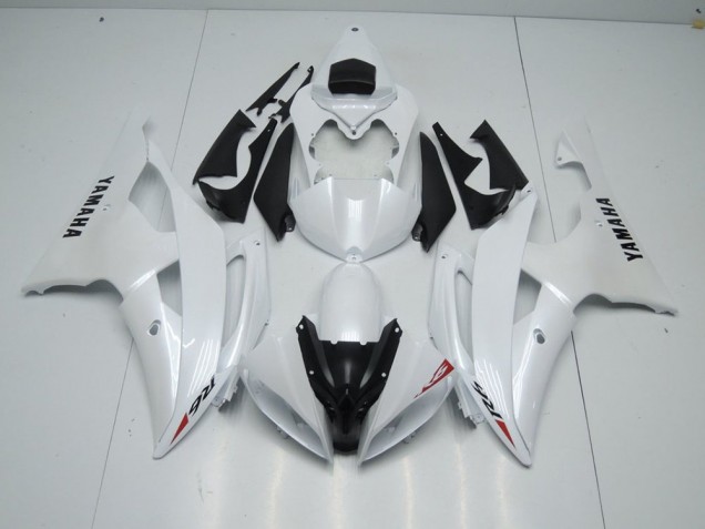 Cheapest 2008-2016 Pearl White and Red Sticker Yamaha YZF R6 Motorcycle Fairings Kits Canada Cheapest 2008-2016 Pearl White and Red Sticker Yamaha YZF R6 Motorcycle Fairings Kits Canada