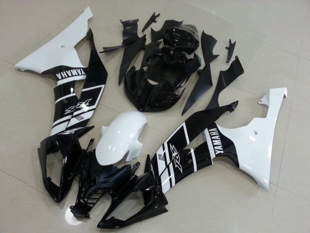 Cheapest 2008-2016 White and Black Yamaha YZF R6 Motorcycle Fairings Canada Cheapest 2008-2016 White and Black Yamaha YZF R6 Motorcycle Fairings Canada