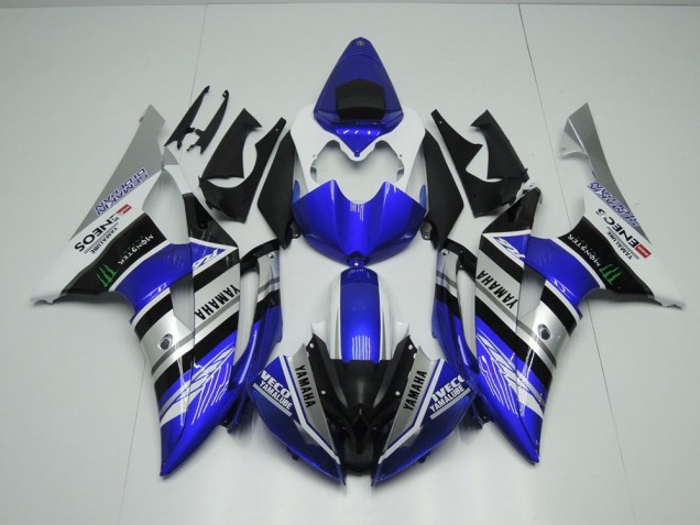 Cheapest 2008-2016 Blue White ENEOS Monster Yamaha YZF R6 Motorcycle Fairings Kit Canada Cheapest 2008-2016 Blue White ENEOS Monster Yamaha YZF R6 Motorcycle Fairings Kit Canada