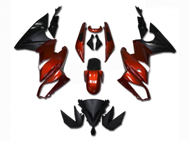 Cheapest 2009-2011 Red Kawasaki EX650 Bike Fairing Canada