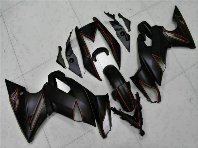 Cheapest 2009-2011 Black Red Kawasaki EX650 Motorbike Fairing Canada Cheapest 2009-2011 Black Red Kawasaki EX650 Motorbike Fairing Canada
