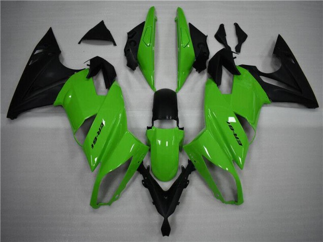 Cheapest 2009-2011 Green Black Kawasaki EX650 Replacement Motorcycle Fairings Canada