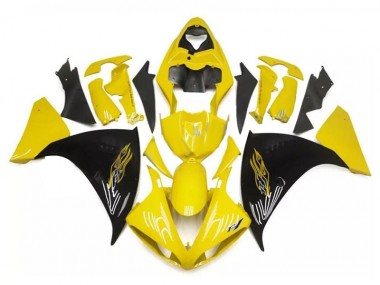 Cheapest 2009-2011 Yellow Black Yamaha YZF R1 Bike Fairings Canada