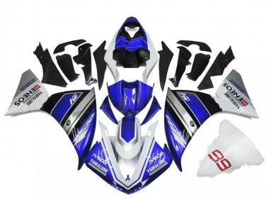 Cheapest 2009-2011 White Blue Silver Yamaha YZF R1 Bike Fairings Canada