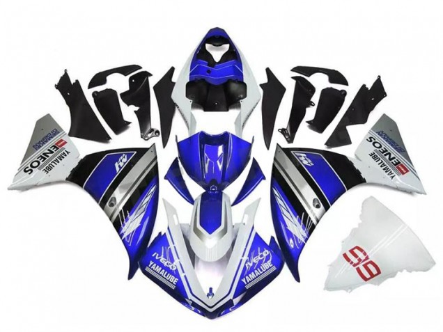 Cheapest 2009-2011 White Blue Silver Yamaha YZF R1 Bike Fairings Canada
