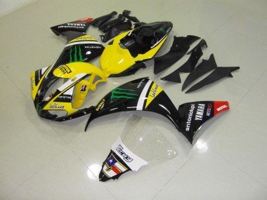 Cheapest 2009-2011 Yellow Monster Yamaha YZF R1 Motorcycle Fairing Kits Canada