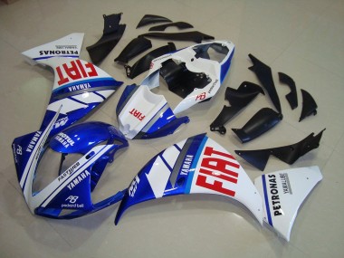 Cheapest 2009-2011 Blue White Fiat Yamaha YZF R1 Replacement Motorcycle Fairings Canada