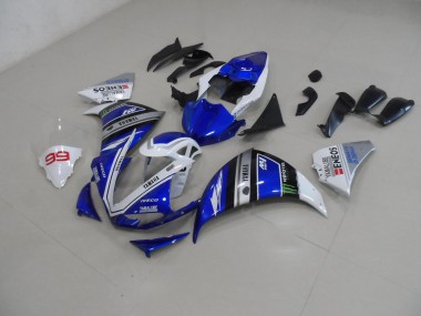 Cheapest 2009-2011 Blue White Yamaha YZF R1 Bike Fairing Kit Canada