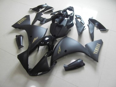 Cheapest 2009-2011 Matte Black Gold Sticker Yamaha YZF R1 Motorcycle Fairings Kits Canada