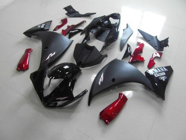 Cheapest 2009-2011 Matte Black Red Yamaha YZF R1 Motorcycle Replacement Fairings Canada