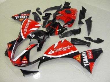 Cheapest 2009-2011 Red Black Santander Yamaha YZF R1 Replacement Fairings Canada