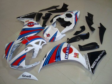 Cheapest 2009-2011 White Black Martini Yamaha YZF R1 Motorbike Fairings Canada